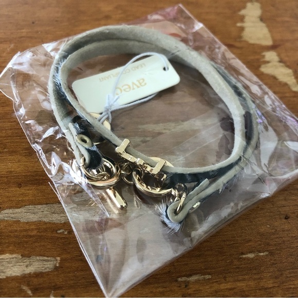 New with Tags Gray Animal Print "Hope" Bracelet - Picture 4 of 6